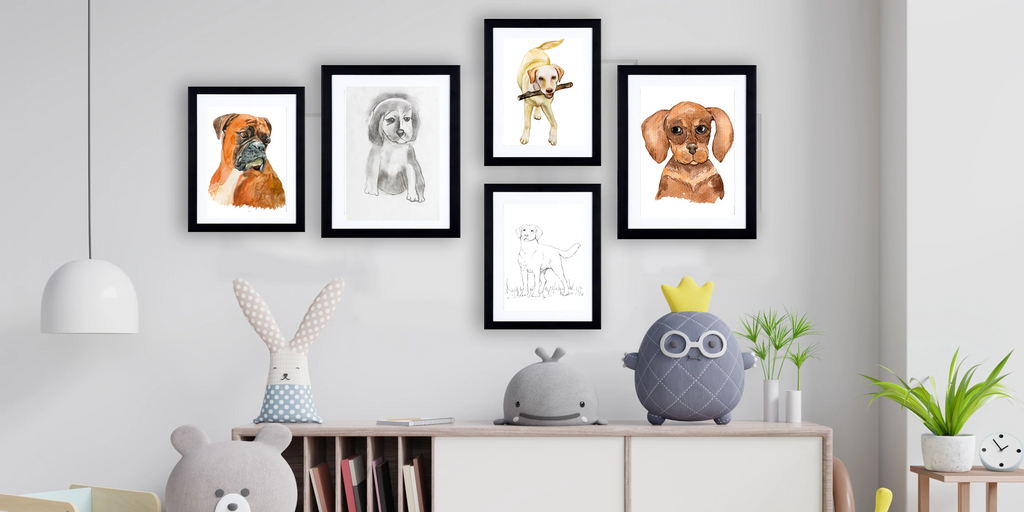 My Little DaVinci frames: picture hanging made easy...